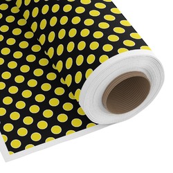 Bee & Polka Dots Fabric by the Yard - Spun Polyester Poplin