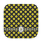 Bee & Polka Dots Face Cloth-Rounded Corners