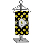 Bee & Polka Dots Finger Tip Towel - Full Print (Personalized)