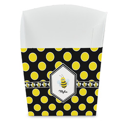 Bee & Polka Dots French Fry Favor Boxes (Personalized)