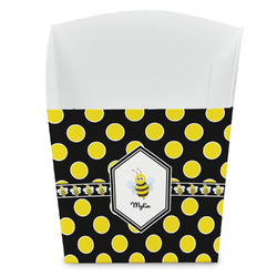 Bee & Polka Dots French Fry Favor Boxes (Personalized)