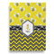 Bee & Polka Dots Garden Flags - Large - Double Sided - BACK