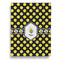 Bee & Polka Dots House Flags - Double Sided - FRONT