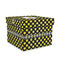 Bee & Polka Dots Gift Boxes with Lid - Canvas Wrapped - Medium - Front/Main