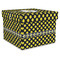Bee & Polka Dots Gift Boxes with Lid - Canvas Wrapped - X-Large - Front/Main