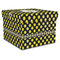 Bee & Polka Dots Gift Boxes with Lid - Canvas Wrapped - XX-Large - Front/Main