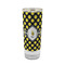 Bee & Polka Dots 2 oz Shot Glass -  Glass with Gold Rim - Single (Personalized)