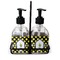 Bee & Polka Dots Glass Soap & Lotion Bottles (Personalized)