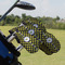 Bee & Polka Dots Golf Club Iron Cover - Set of 9 (Personalized)