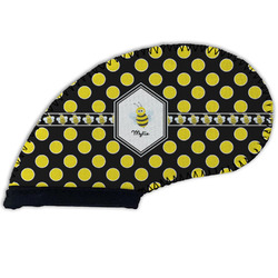 Bee & Polka Dots Golf Club Iron Cover - Single (Personalized)