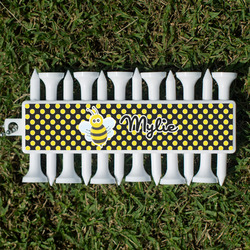 Bee & Polka Dots Golf Tees & Ball Markers Set (Personalized)