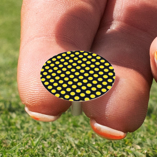 Bee & Polka Dots Golf Tees & Ball Markers Set - Marker