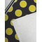 Bee & Polka Dots Golf Towel - Detail
