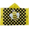 Bee & Polka Dots Hooded towel