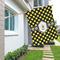 Bee & Polka Dots House Flags - Double Sided - LIFESTYLE
