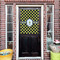 Bee & Polka Dots House Flags - Double Sided - (Over the door) LIFESTYLE