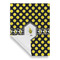 Bee & Polka Dots House Flags - Single Sided - FRONT FOLDED