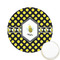 Bee & Polka Dots Printed Cookie Topper - 2.15" (Personalized)