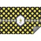 Bee & Polka Dots Indoor / Outdoor Rug - 2'x3' (Personalized)