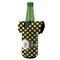 Bee & Polka Dots Jersey Bottle Cooler - ANGLE (on bottle)
