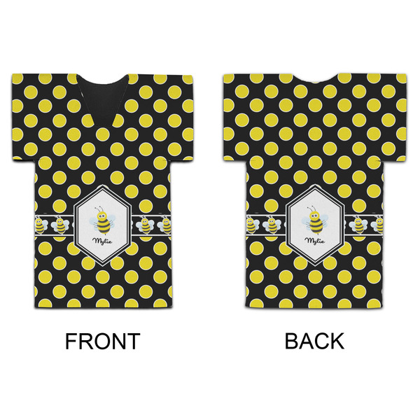 Bee & Polka Dots Jersey Bottle Cooler - APPROVAL