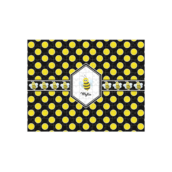 Custom Bee & Polka Dots 252 pc Jigsaw Puzzle (Personalized)