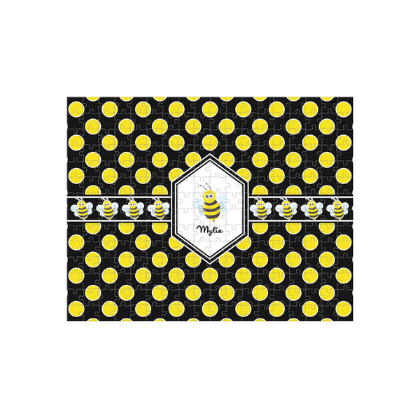 Custom Bee & Polka Dots 252 pc Jigsaw Puzzle (Personalized)