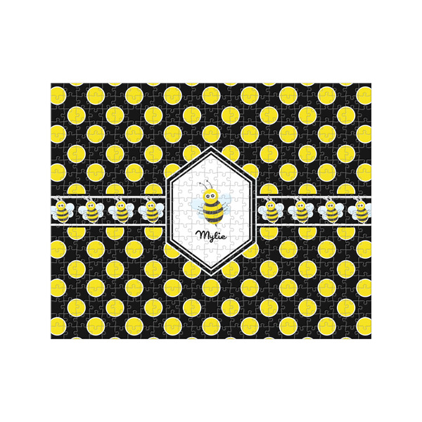 Custom Bee & Polka Dots 500 pc Jigsaw Puzzle (Personalized)