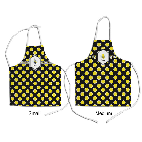 Bee & Polka Dots Kid's Aprons - Comparison