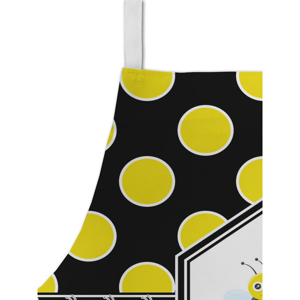 Bee & Polka Dots Kid's Aprons - Detail