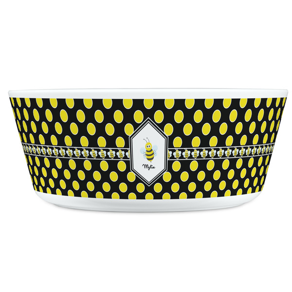 Bee & Polka Dots Kids Bowls - FRONT