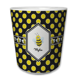 Bee & Polka Dots Plastic Tumbler 6oz (Personalized)