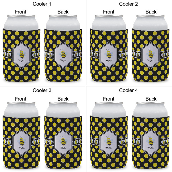 Bee & Polka Dots Can Sleeve (Approval)