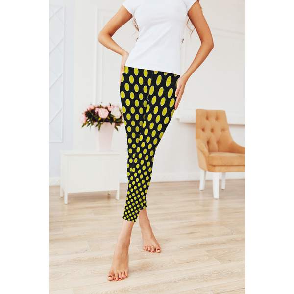 Bee & Polka Dots Ladies Leggings - LIFESTYLE 2