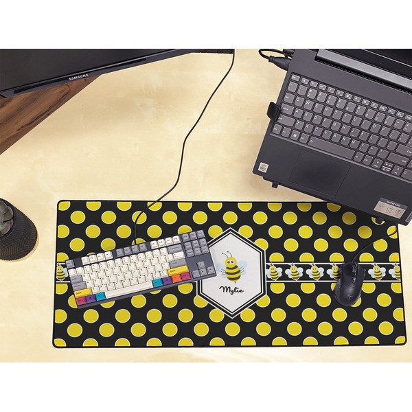 Bee & Polka Dots Large Gaming Mats - LIFESTYLE