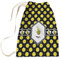 Bee & Polka Dots Large Laundry Bag - Front View