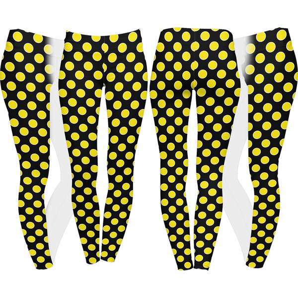 Bee & Polka Dots Leggings Turn Around - Apvl