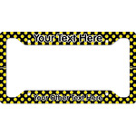 Bee & Polka Dots License Plate Frame - Style A (Personalized)