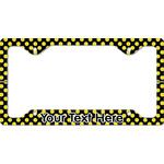 Bee & Polka Dots License Plate Frame - Style C (Personalized)