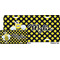 Bee & Polka Dots License Plate (Sizes)