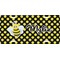 Bee & Polka Dots Front License Plate (Personalized)