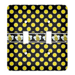 Bee & Polka Dots Light Switch Cover (2 Toggle Plate)
