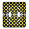 Bee & Polka Dots Light Switch Cover (2 Toggle Plate)