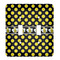 Bee & Polka Dots Light Switch Cover (2 Toggle Plate)