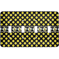 Bee & Polka Dots Light Switch Cover (4 Toggle Plate)