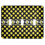Bee & Polka Dots Light Switch Cover (3 Toggle Plate)