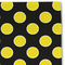 Bee & Polka Dots Linen Placemat - DETAIL