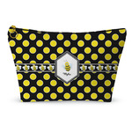 Bee & Polka Dots Makeup Bag (Personalized)