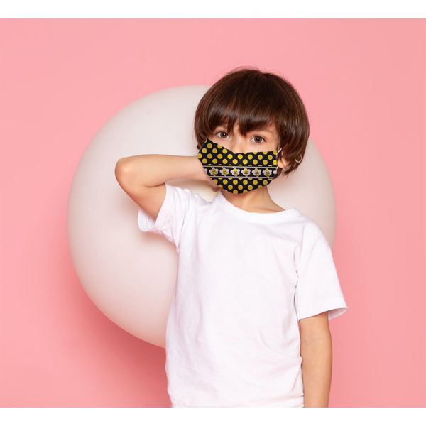 Bee & Polka Dots Mask1 Child Lifestyle
