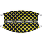 Bee & Polka Dots Cloth Face Mask (T-Shirt Fabric)